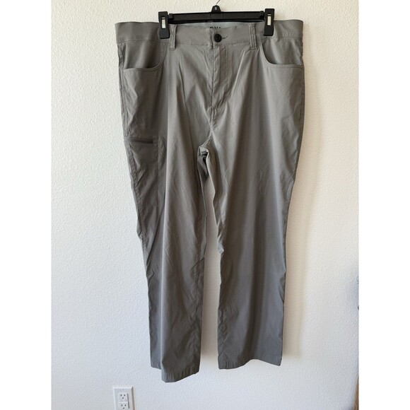 Orvis Men's Tech Pants Size 38x29 Gray Stretch Nylon for Outdoor Hiking - Picture 1 of 8